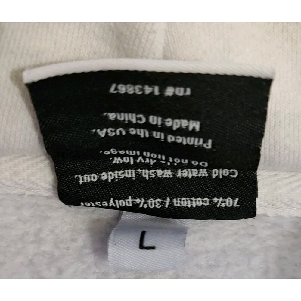 Authentic Cookies Brand Original White/Blue Hoodie Sweatshirt Cookie - Large - Picture 7 of 9